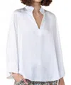 Go By Go Silk Kimono Tunic In White In White