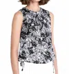 Go By Go Silk Luxe Draw Me In Top In Nightshades In Black