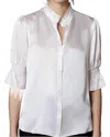 Go By Go Silk Luxe Flea Market Top In White