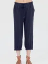 GO BY GO SILK LUXE PARACHUTE CAPRI PANT IN MIDNIGHT