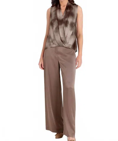 Go By Go Silk Piazza Pants In Chino In Brown