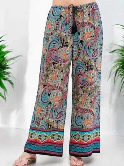 Go By Go Silk Pump Up The Volume Pant In Great Escape In Multi