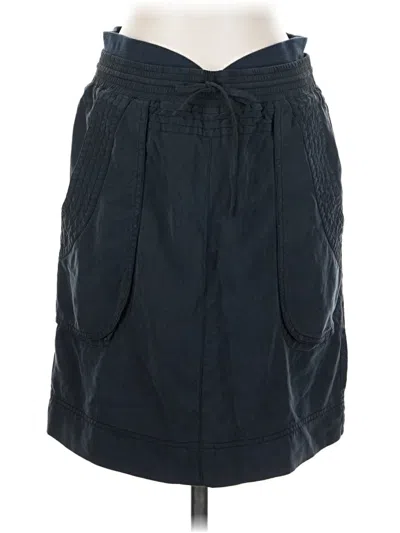 Pre-owned Go By Go Silk Silk Skirt In Blue