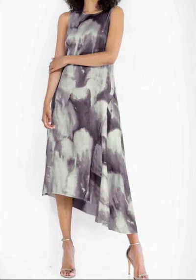 Go By Go Silk Simply Elegant Dress In Smokescreen