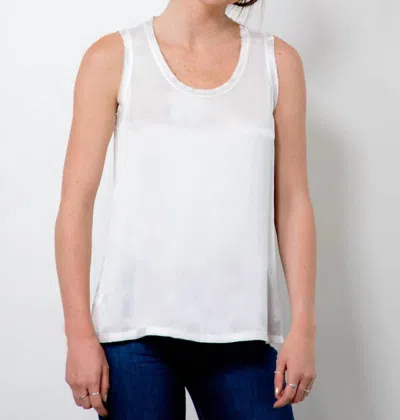 Go By Go Silk Tee Top In White