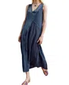 Go By Go Silk Twirl Wave Dress In Agave In Grey