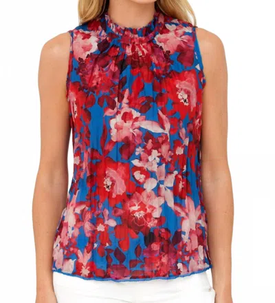 Go By Go Silk Vintage Shell Top In American Floral
