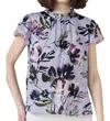 Go By Go Silk Vintage Tee In Ash Floral In Multi
