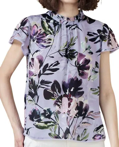 Go By Go Silk Vintage Tee In Ash Floral In Multi