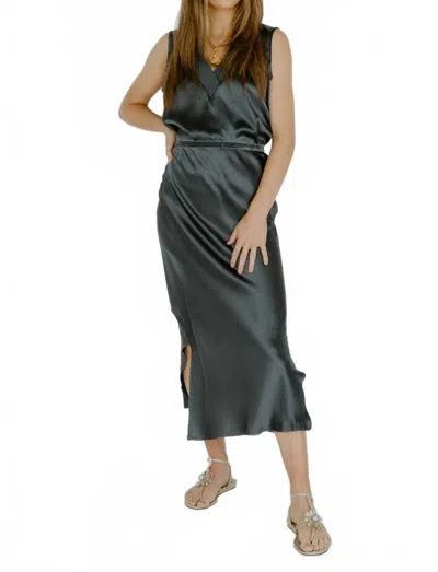 Go By Go Silk Women's Go Take A Ribbing Dress In Black