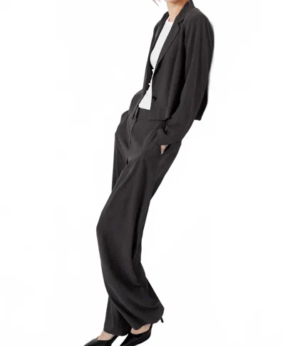 Go By Go Silk Women's Redux Go Easy Pant In Hematite In Black
