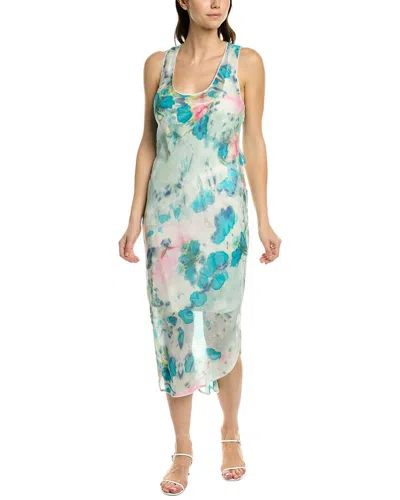 Go By Go>silk Go> By Gosilk Go Double Exposure Silk Dress