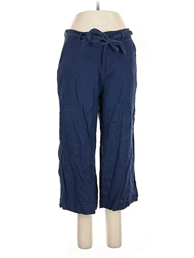 Pre-owned Go Colors! Linen Pants In Blue