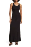 Go Couture A-line Maxi Dress In Black