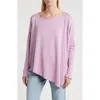 GO COUTURE GO COUTURE ASYMMETRIC HEM SWEATER
