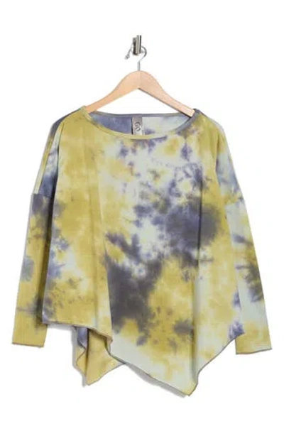 Go Couture Asymmetrical High-low Sweater In Multi