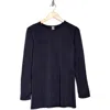 Go Couture Basic Stretch Modal T-shirt In Black