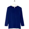 Go Couture Basic Stretch Modal T-shirt In Deja Vu Blue