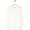 Go Couture Basic Stretch Modal T-shirt In Ivory