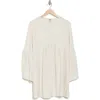 Go Couture Bell Sleeve Swing Dress In Ivory