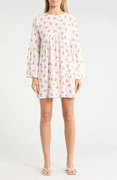 Go Couture Bell Sleeve Swing Dress In Multi