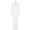 Go Couture Bishop Sleeve Maxi Dress In Ivory