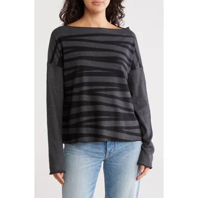Go Couture Boat Neck Sweater