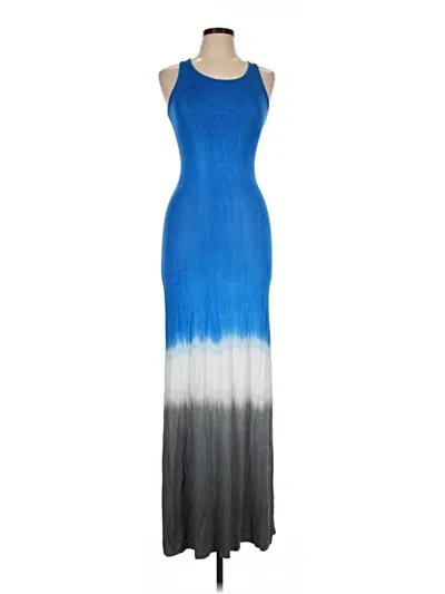 Pre-owned Go Couture Casual Dress In Blue