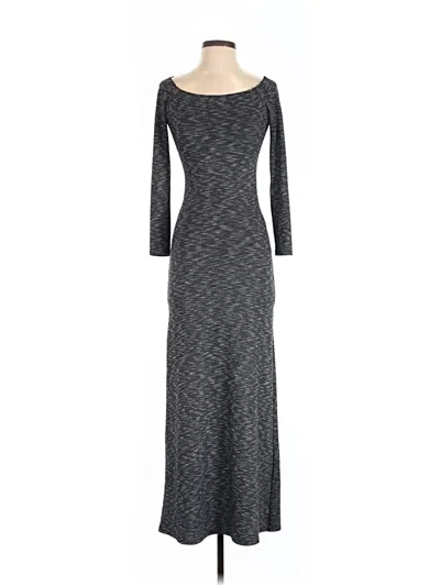 Pre-owned Go Couture Casual Dress In Gray