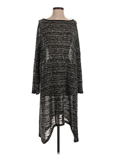 Pre-owned Go Couture Casual Dress In Gray