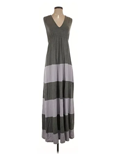 Pre-owned Go Couture Casual Dress In Gray