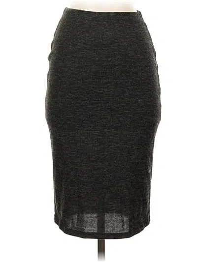 Pre-owned Go Couture Casual Skirt In Gray