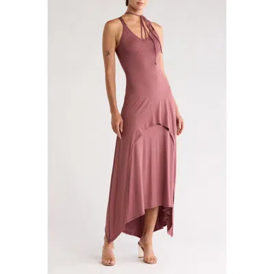 Go Couture Choker Neck Midi Sundress