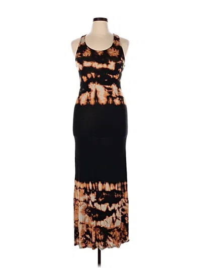Pre-owned Go Couture Cocktail Dress In Brown