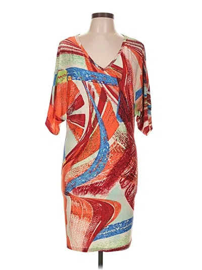 Pre-owned Go Couture Cocktail Dress In Red