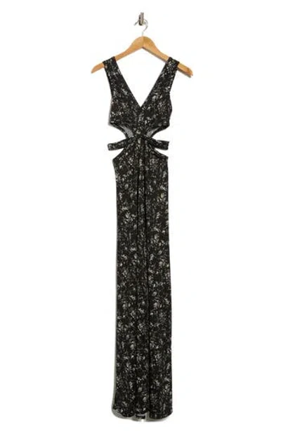 Go Couture Cutout Maxi Dress In Black