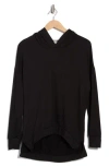 Go Couture Dolman Hoodie Sweatshirt In Black