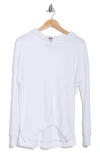 Go Couture Dolman Hoodie Sweatshirt In Ivory