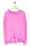 Go Couture Dolman Hoodie Sweatshirt In Lavender
