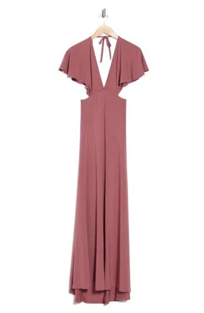 Go Couture Dolman Sleeve Cutout Maxi Dress
