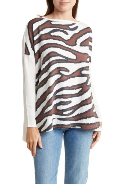 Go Couture Dolman Sleeve Knit Top In Summer Song