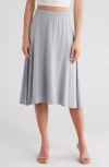 Go Couture Flare Midi Skirt In Northern Droplet