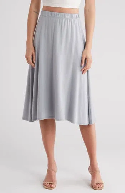 Go Couture Flare Midi Skirt In Northern Droplet