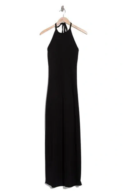 Go Couture Halter Maxi Dress In Black