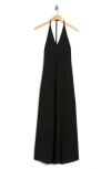 Go Couture Halter Maxi Dress In Black