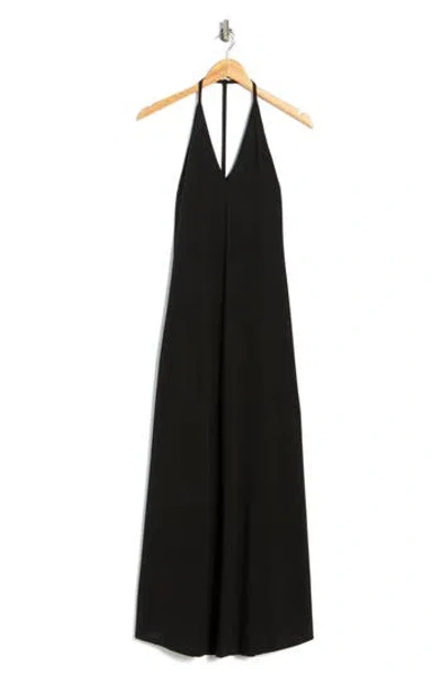 Go Couture Halter Maxi Dress In Black