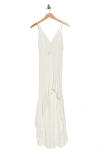 Go Couture High-low Slipdress In Ivory