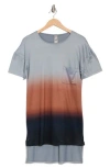 Go Couture High Low Tunic T-shirt Dress In Gray