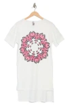 Go Couture High Low Tunic T-shirt Dress In White