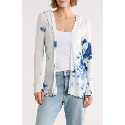 Go Couture Hooded Cardigan In White